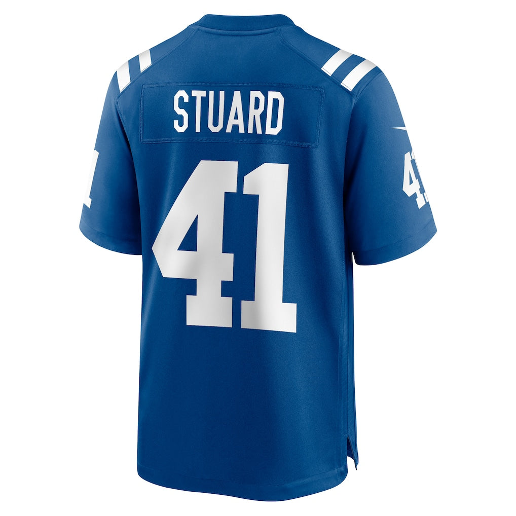 Tlead IN.Colts #41 Grant Stuard Royal Game Player Jersey