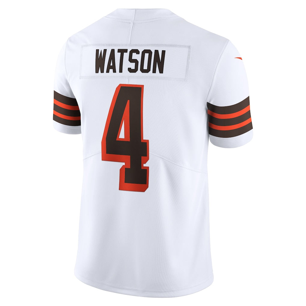 Tlead C.Browns #4 Deshaun Watson White 2021 Alternate Vapor Limited Jersey