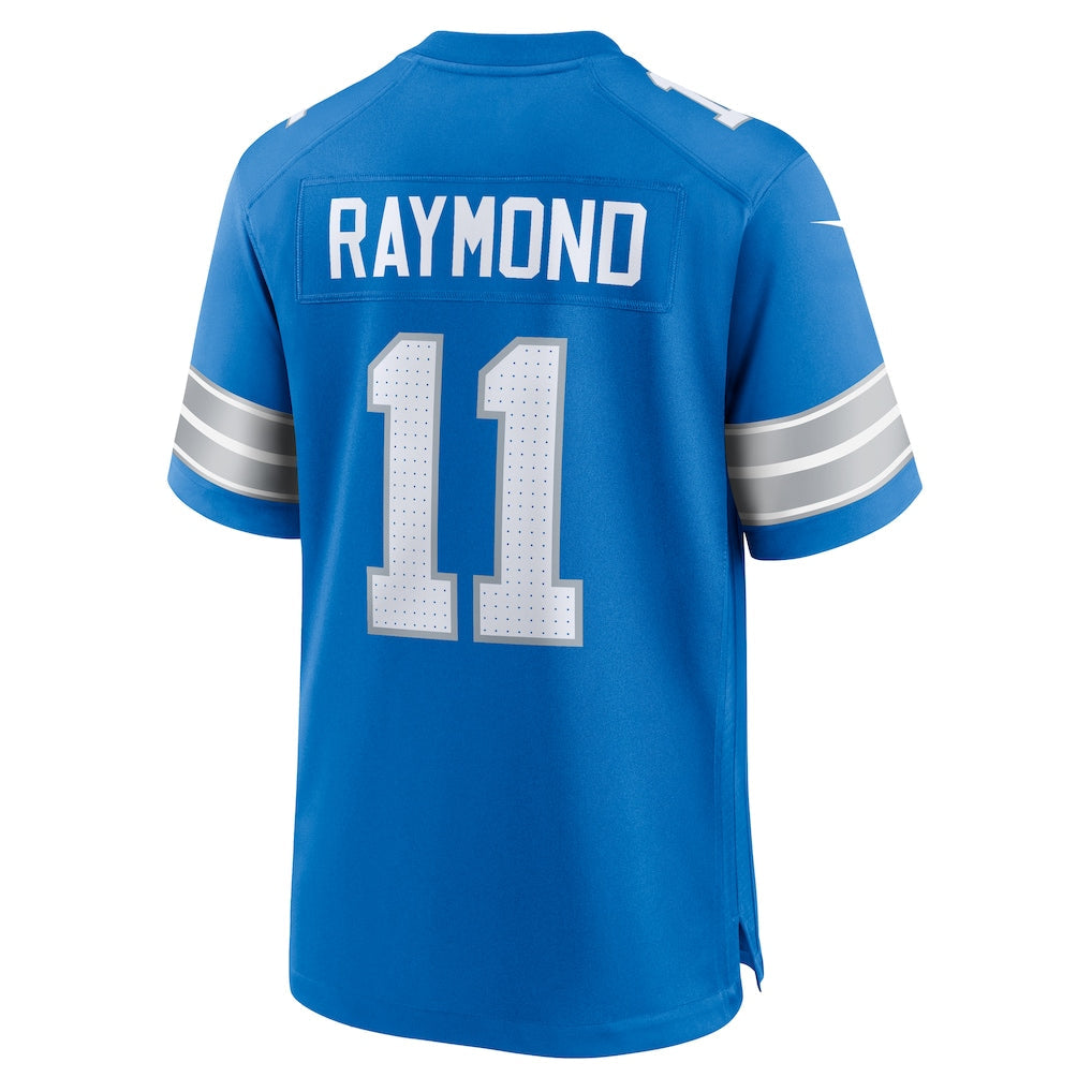Tlead D.Lions #11 Kalif Raymond Blue Team Game Jersey