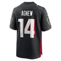 Tlead A.Falcons #14 Jamal Agnew Black Game Retired Player Jersey