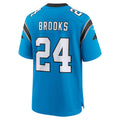 Tlead C.Panthers #24 Jonathon Brooks Blue Alternate Game Player Jersey