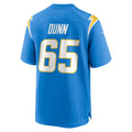 Tlead LA.Chargers #65 Michael Dunn Powder Blue Team Game Jersey