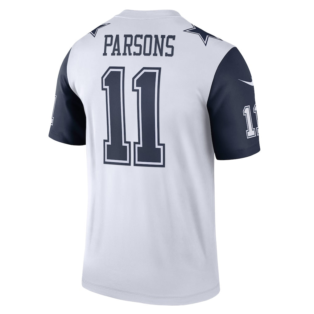 Tlead D.Cowboys #11 Micah Parsons White Legend Player Performance Top Jersey