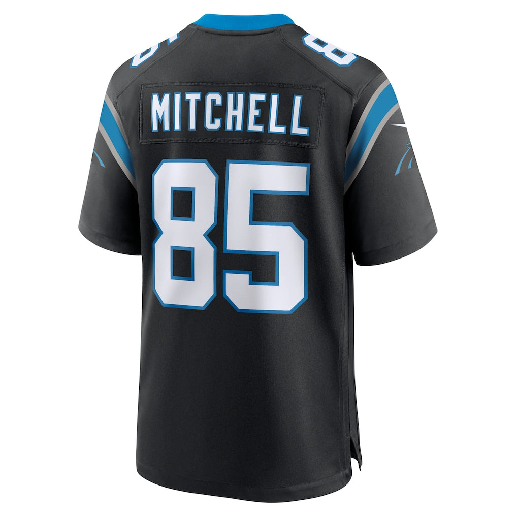 Tlead C.Panthers #85 James Mitchell Black Team Game Jersey