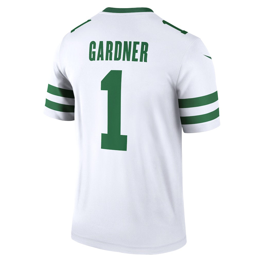Tlead NY.Jets #1 Ahmad Sauce Gardner White Legend Player Performance Top Jersey