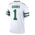 Tlead NY.Jets #1 Ahmad Sauce Gardner White Legend Player Performance Top Jersey