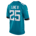 Tlead J.Jaguars #25 Rayuan Lane III Teal Team Game Jersey