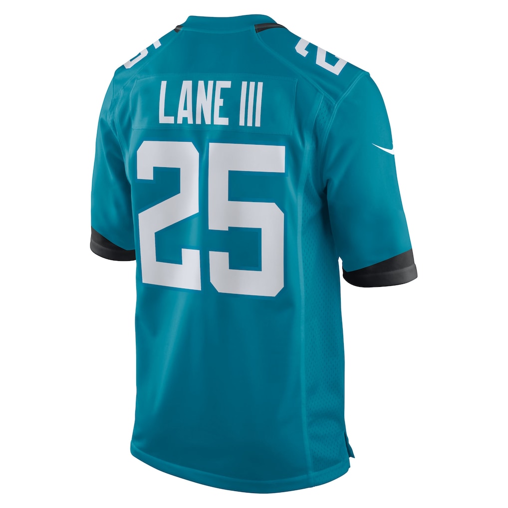 Tlead J.Jaguars #25 Rayuan Lane III Teal Team Game Jersey