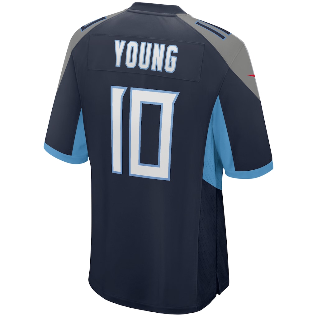 Tlead T.Titans #10 Vince Young Navy Game Retired Player Jersey
