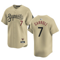 Tlead A.Diamondbacks #7 Corbin Carroll Player Gold Home Limited Personalized Stitched Jerseys