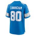 Tlead D.Lions #80 Malik Cunningham Blue Team Game Jersey