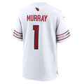 Tlead A.Cardinals #1 Kyler Murray White Team Game Jersey