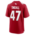 Tlead A.Cardinals #47 Channing Tindall Cardinal Team Game Jersey