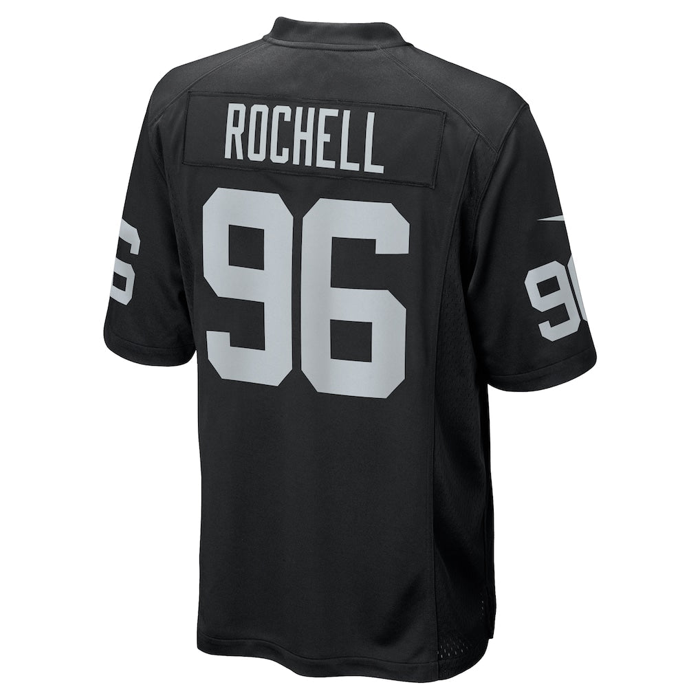Tlead LV.Raiders #96 Isaac Rochell Black Team Game Jersey
