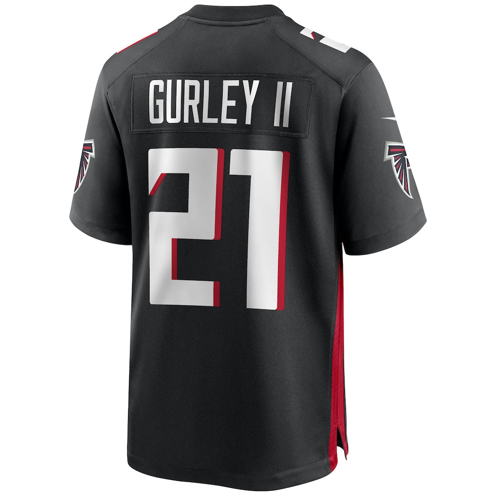Tlead A.Falcons #21 Todd Gurley II Black Team Game Jersey
