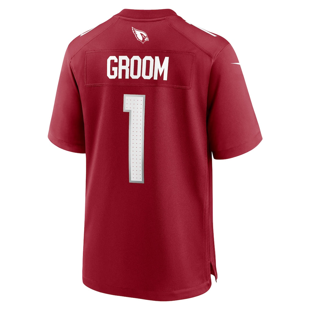 Tlead A.Cardinals #1 Groom Cardinal Team Game Jersey