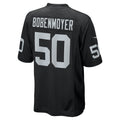 Tlead LV.Raiders #50 Jacob Bobenmoyer Black Game Player Jersey