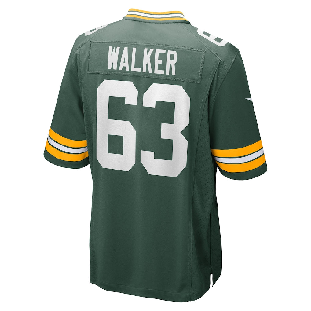 Tlead GB.Packers #63 Rasheed Walker Green Game Player Jersey