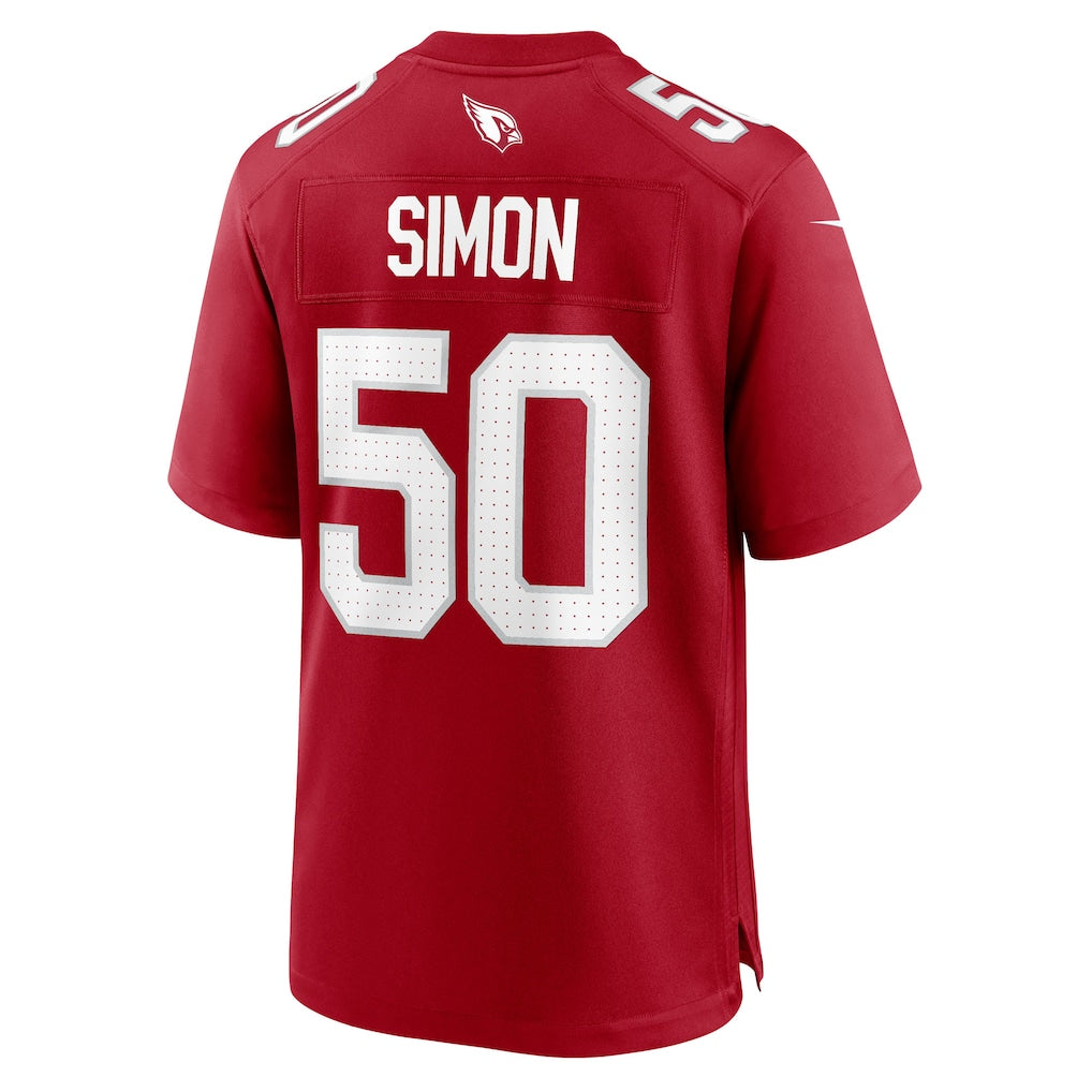 Tlead A.Cardinals #50 Cody Simon Cardinal Team Game Jersey