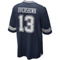 Tlead D.Cowboys #13 DeMarvion Overshown Navy Game Jersey