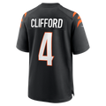 Tlead C.Bengals #4 Sean Clifford Black Team Game Jersey