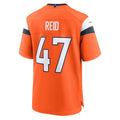 Tlead D.Broncos #47 Karene Reid Orange Team Game Jersey