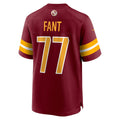 Tlead W.Commanders #77 George Fant Burgundy Team Game Jersey
