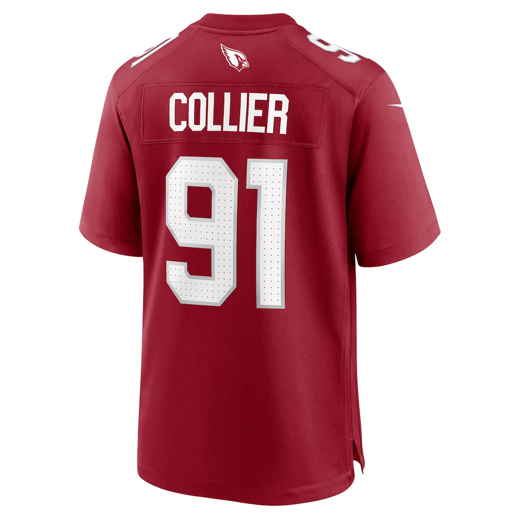 Tlead A.Cardinals #91 L.J. Collier Cardinal Team Game Jersey