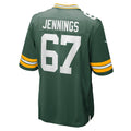 Tlead GB.Packers #67 Donovan Jennings Green Game Jersey