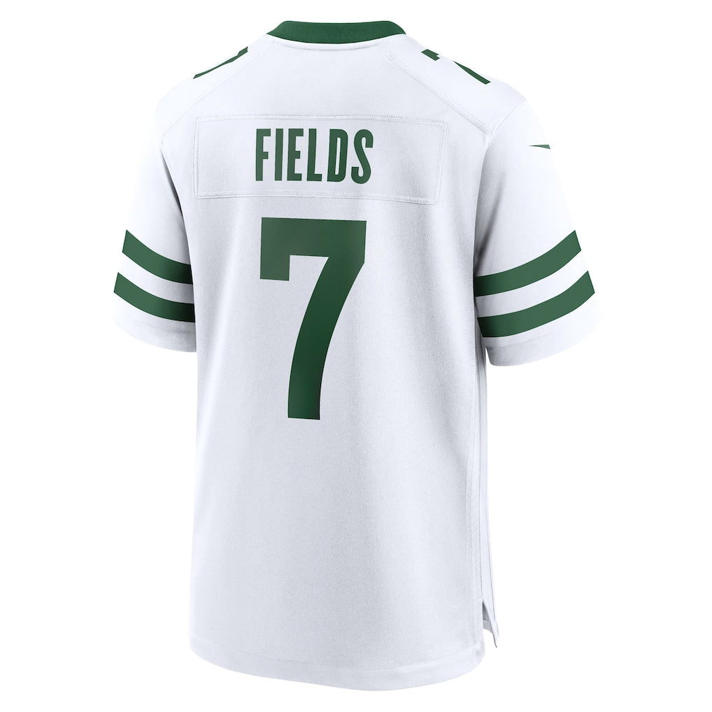 Tlead NY.Jets #7 Justin Fields Legacy White Game Jersey