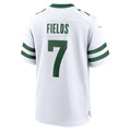 Tlead NY.Jets #7 Justin Fields Legacy White Game Jersey