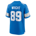Tlead D.Lions #89 Brock Wright Blue Team Game Jersey