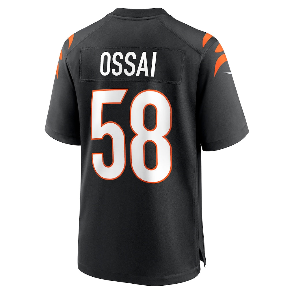 Tlead C.Bengals #58 Joseph Ossai Black Game Jersey