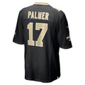 Tlead NO.Saints #17 Trey Palmer Black Team Game Jersey