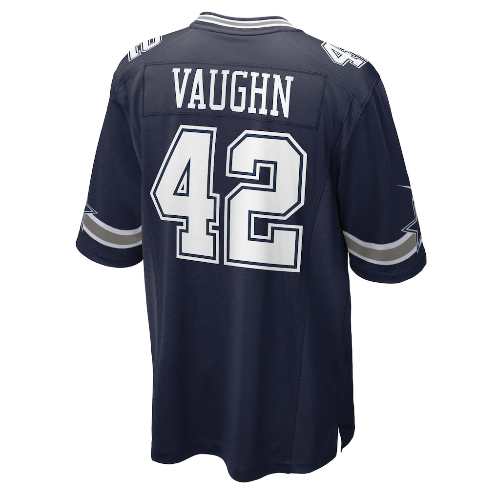 Tlead D.Cowboys #42 Deuce Vaughn Navy Game Jersey