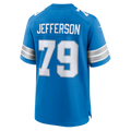 Tlead D.Lions #79 Quinton Jefferson Blue Team Game Jersey