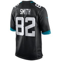 Tlead J.Jaguars #82 Jimmy Smith Black Retired Player Alternate Game Jersey