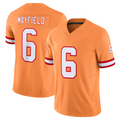 Tlead #6 Baker Mayfield Player TB.Buccaneers Orange Vapor F.U.S.E. Limited Stitched Jerseys