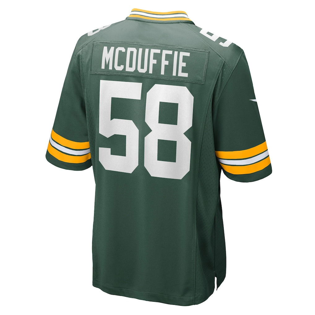 Tlead GB.Packers #58 Isaiah McDuffie Green Game Jersey