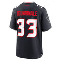 Tlead H.Texans #33 Dare Ogunbowale Navy Team Game Jersey
