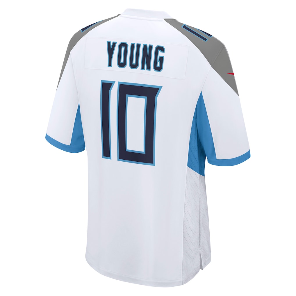 Tlead T.Titans #10 Vince Young White Retired Player Game Jersey