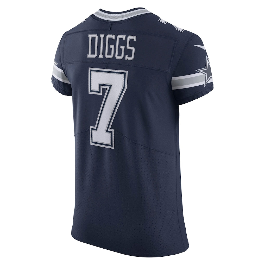 Tlead D.Cowboys #7 Trevon Diggs Navy Alternate 2 Vapor Elite Jersey