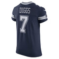 Tlead D.Cowboys #7 Trevon Diggs Navy Alternate 2 Vapor Elite Jersey