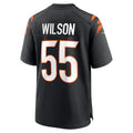Tlead C.Bengals #55 Logan Wilson Black Game Jersey