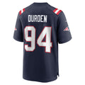 Tlead NE.Patriots #94 Cory Durden Navy Team Game Jersey