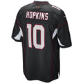 Tlead A.Cardinals #10 DeAndre Hopkins Black Game Player Jersey