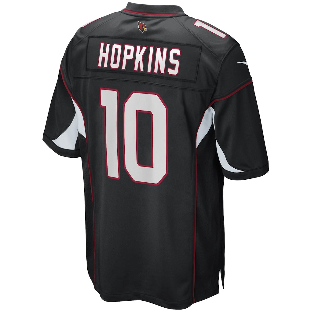 Tlead A.Cardinals #10 DeAndre Hopkins Black Game Player Jersey