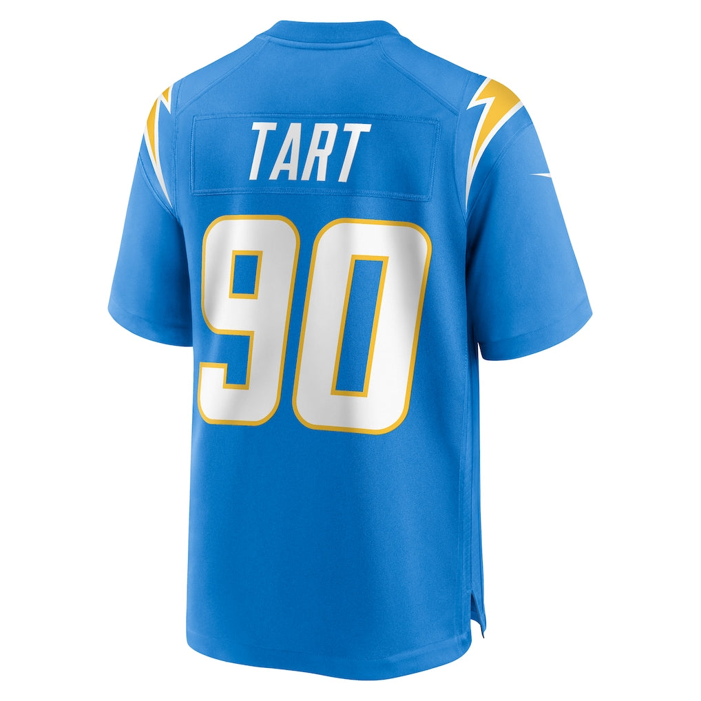 Tlead LA.Chargers #90 Teair Tart Powder Blue Team Game Jersey
