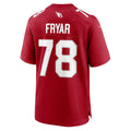 Tlead A.Cardinals #78 Josh Fryar Cardinal Team Game Jersey