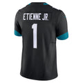Tlead J.Jaguars #1 Travis Etienne Jr Black Vapor F.U.S.E. Limited Jersey